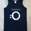 Zenways Enso vest top - black
