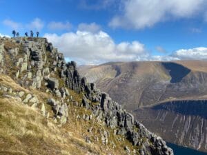 Highland mountain walk
