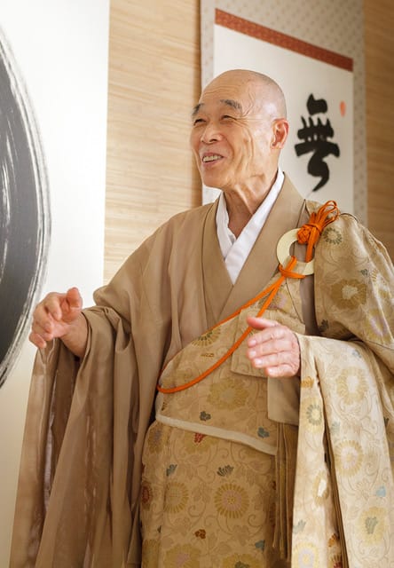 Shinzan Roshi in robes